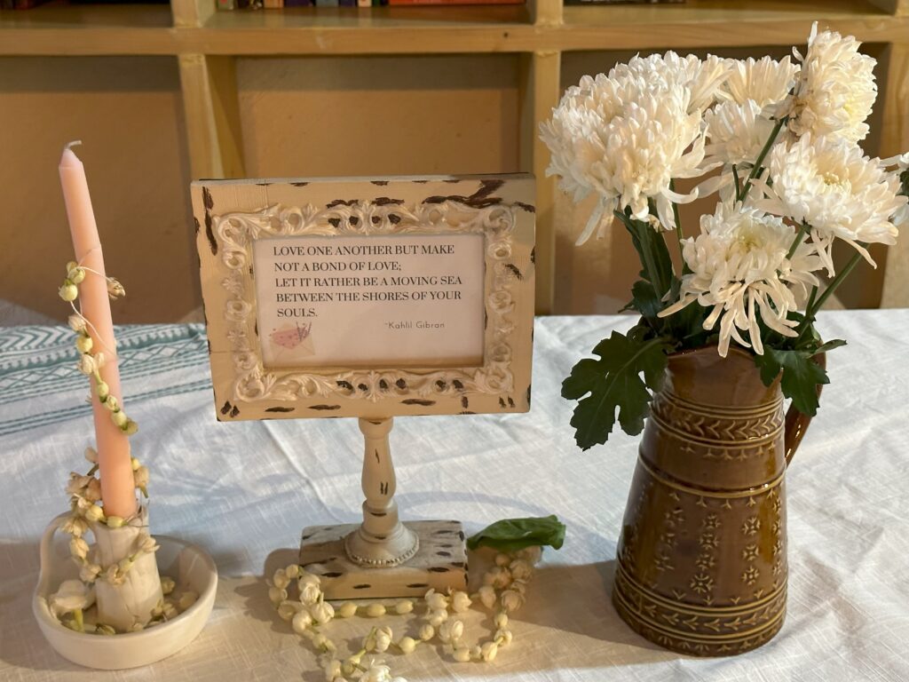 A photo of the decor themed with - Love Stories.